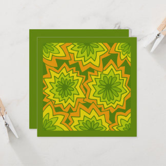 Carte Mazipoodles Motif Feux d'Artifice Floral 041