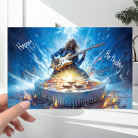 Meavy Metal Music - Cool Rockin Guitarist Annivers