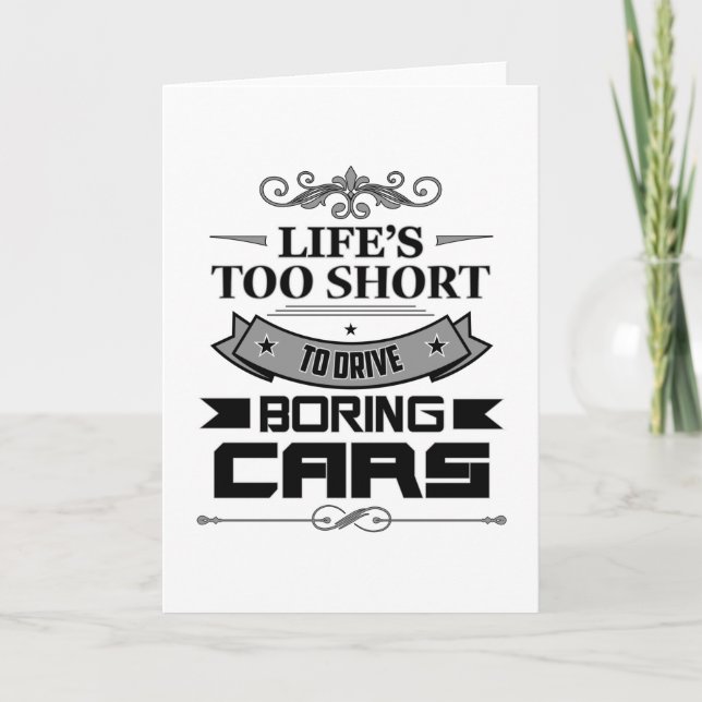 Carte Mécanique Tuning Wrench Car Idée cadeau (Devant)