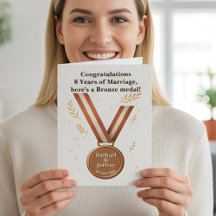 Médaille de bronze du 8e anniversaire du Mariage