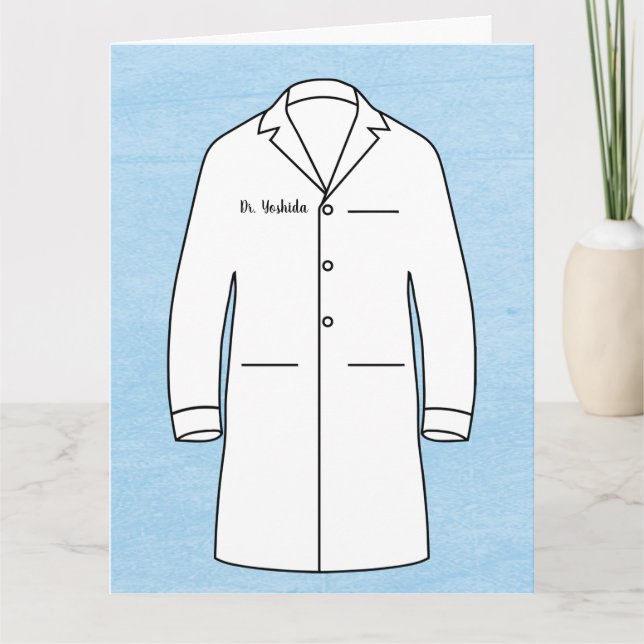 Carte Médecin Médecin Merci de soins aux patients (Devant)