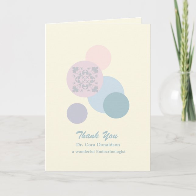 Carte Médecin Médicale Merci personnalisé (Devant)
