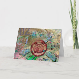 Carte Médias mixtes et fleurs numériques, bien s'amélior