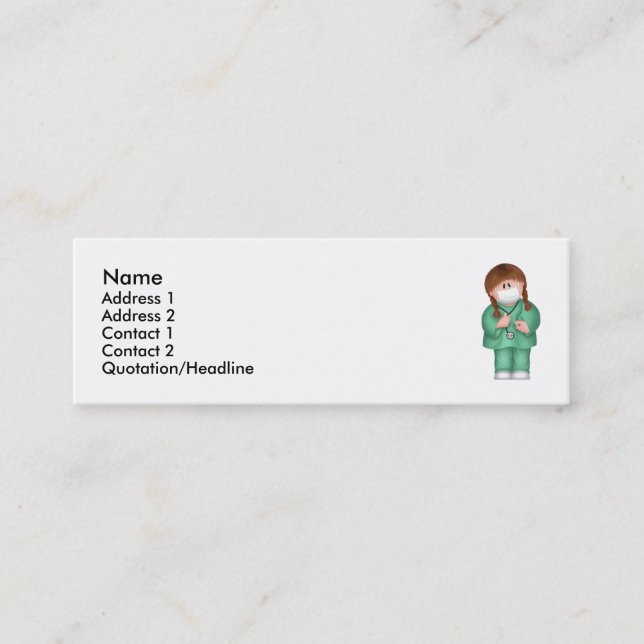 Carte Médicale de profil (Devant)