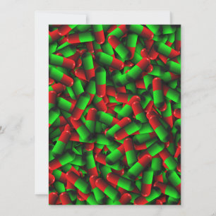 Carte médicaments pour pilules rouges