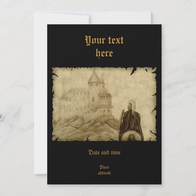 Carte Médiéval (Devant)