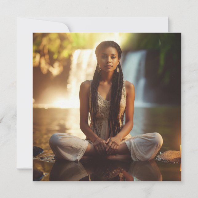 CARTE MEDITATION - YOGA - WELLNESS - CARPE DIEM (Devant)