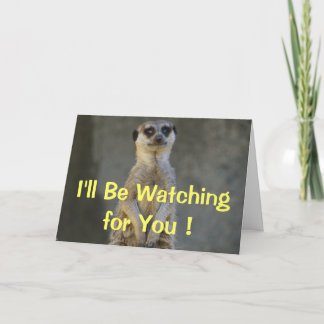 Carte Meerkat Missing You