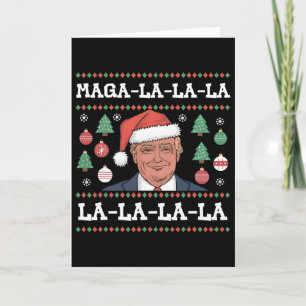 Carte Méga La La La Donald Trump Potus 47 Noël Laid