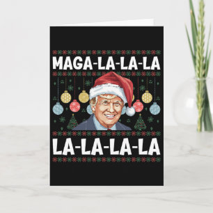 Carte Méga La La La Donald Trump Potus 47 Noël laid