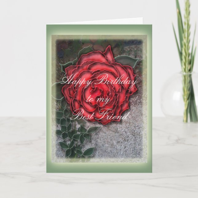 Carte Meilleur ami de joyeux anniversaire (Devant)