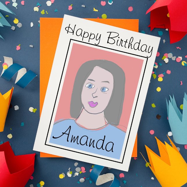 Carte Meilleur Ami Personnalisé Avatar Anniversaire (Créateur téléchargé)