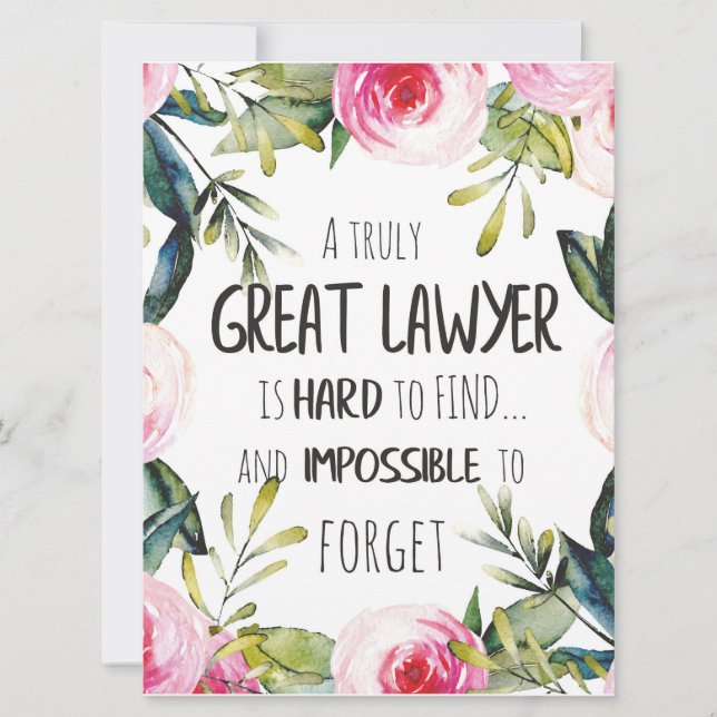 Carte Meilleur avocat Cadeau Great Giftidea pour avocats (Devant)