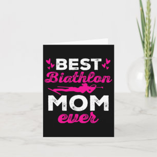 Carte Meilleur Biathlon Maman Jamais Biathlète Fête des 