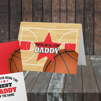 Carte Meilleur cadeau personnalisé de basketball dans le