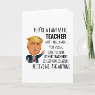 Carte Meilleur Cadeau pour Enseignant