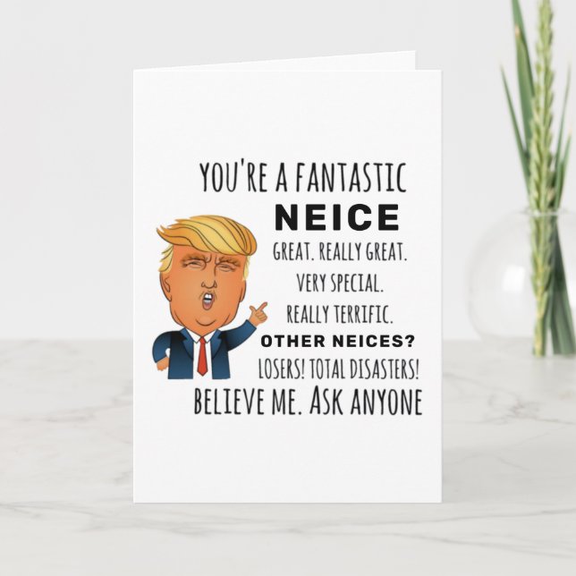 Carte Meilleur Cadeau pour Nièce (Devant)