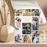 Meilleur Collage Photo Ami Message personnalisable