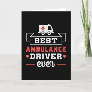 Carte Meilleur conducteur d'ambulance jamais paramétré d