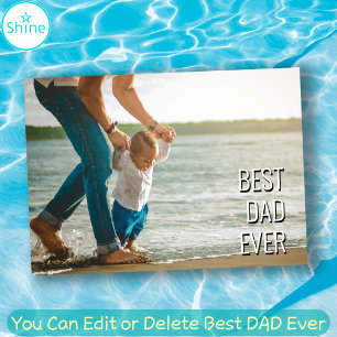 Carte Meilleur DAD Jamais Meilleur Père Jamais photo per