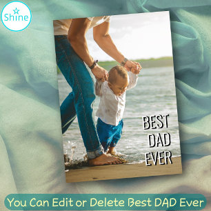 Carte Meilleur DAD Jamais Meilleur Père Jamais photo per