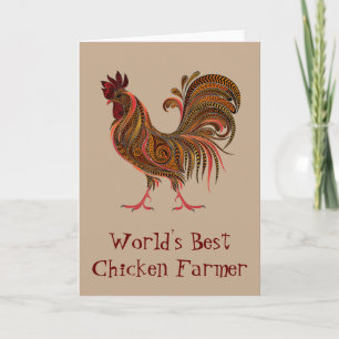 Carte Meilleur élevage de poulets du monde : Rooster Far