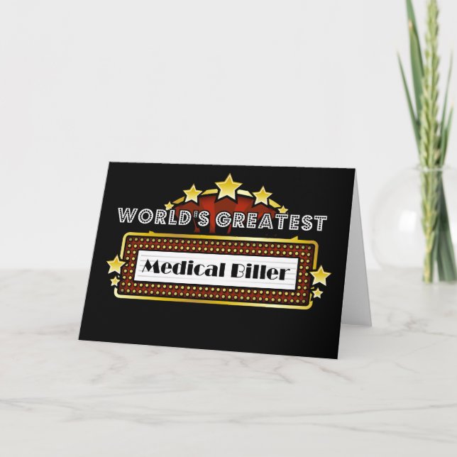 Carte Meilleur fournisseur Médicale au monde (Devant)