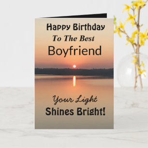 Carte Meilleur Garçon Votre Lumière Brille Anniversaire