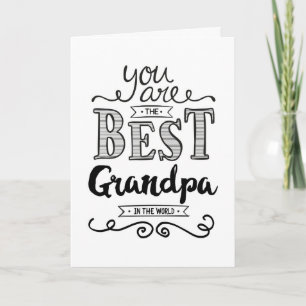Carte Meilleur grand-père à l'Anniversaire Mondial