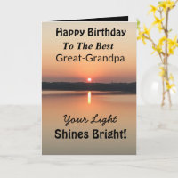 Meilleur Grand-Père Lumière Brille Anniversaire