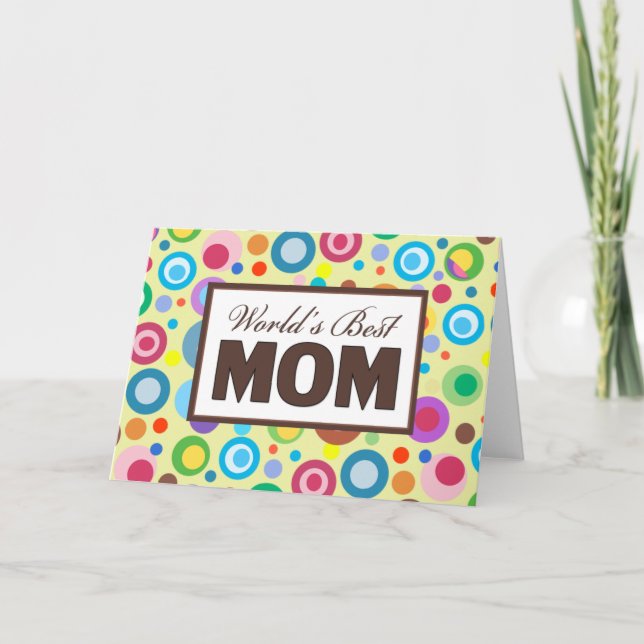 Carte Meilleur MOM au monde (Devant)