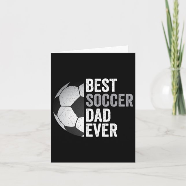 Carte Meilleur Papa de Foot de Tous les Temps Fête des P (Devant)