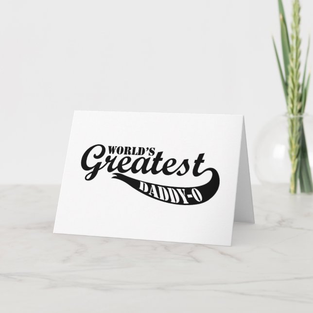 Carte Meilleur Papa du Monde (Devant)