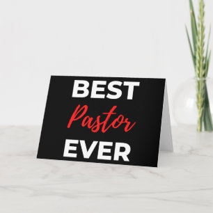 Carte Meilleur pasteur Ever