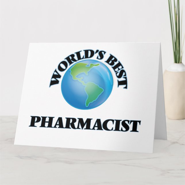 Carte Meilleur pharmacien du monde (Devant)