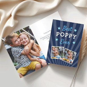 Carte Meilleur Poppy jamais   Photo Fête des pères