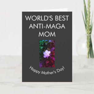 Carte Meilleure anti-MAGA maman du monde