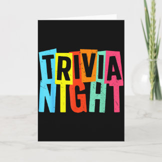 Carte Meilleure Art de soirée quiz pour hommes femmes an