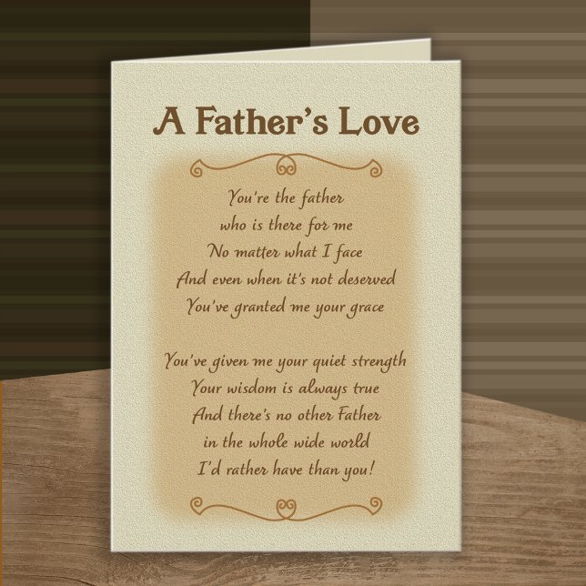 Carte Meilleure Fête des pères papa (Father's Love card for Father's Day.)
