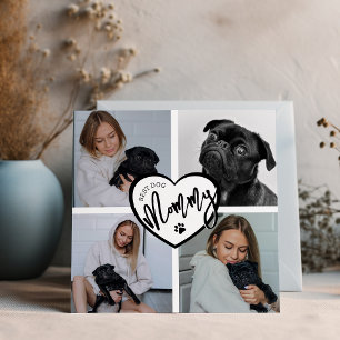 Carte Meilleure Maman de Chien   Collage Photo