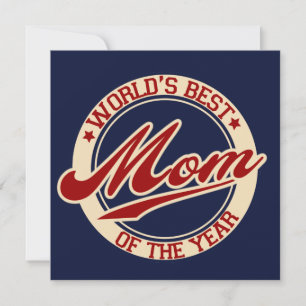 Carte Meilleure maman de l'année au monde