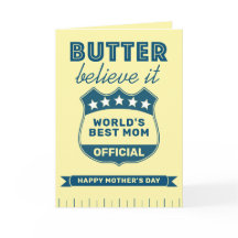 Meilleure Maman du Monde Stick de Beurre Drôle Fêt