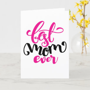 Carte Meilleure maman jamais   HAPPY MÈRE'S DAY Card