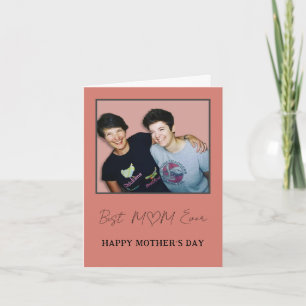 Carte Meilleure maman jamais Photo Bonne fête des mères