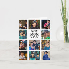 Carte Meilleure maman Ménage Lettre de la Fête des Mères