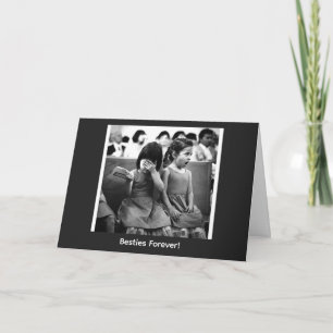 Carte Meilleures amies pour toujours Photo de salutation