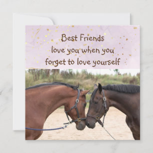 Carte Meilleurs amis Aimer Chevaux Vous aimez Inspiratio