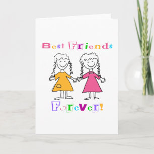 Carte Meilleurs Amis Pour Les Cadeaux BFF