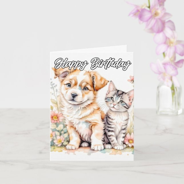 Carte Meilleurs amis pour toujours | Joyeux anniversaire (Orchidée)