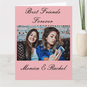 Carte Meilleurs amis pour toujours Photo personnalisée e